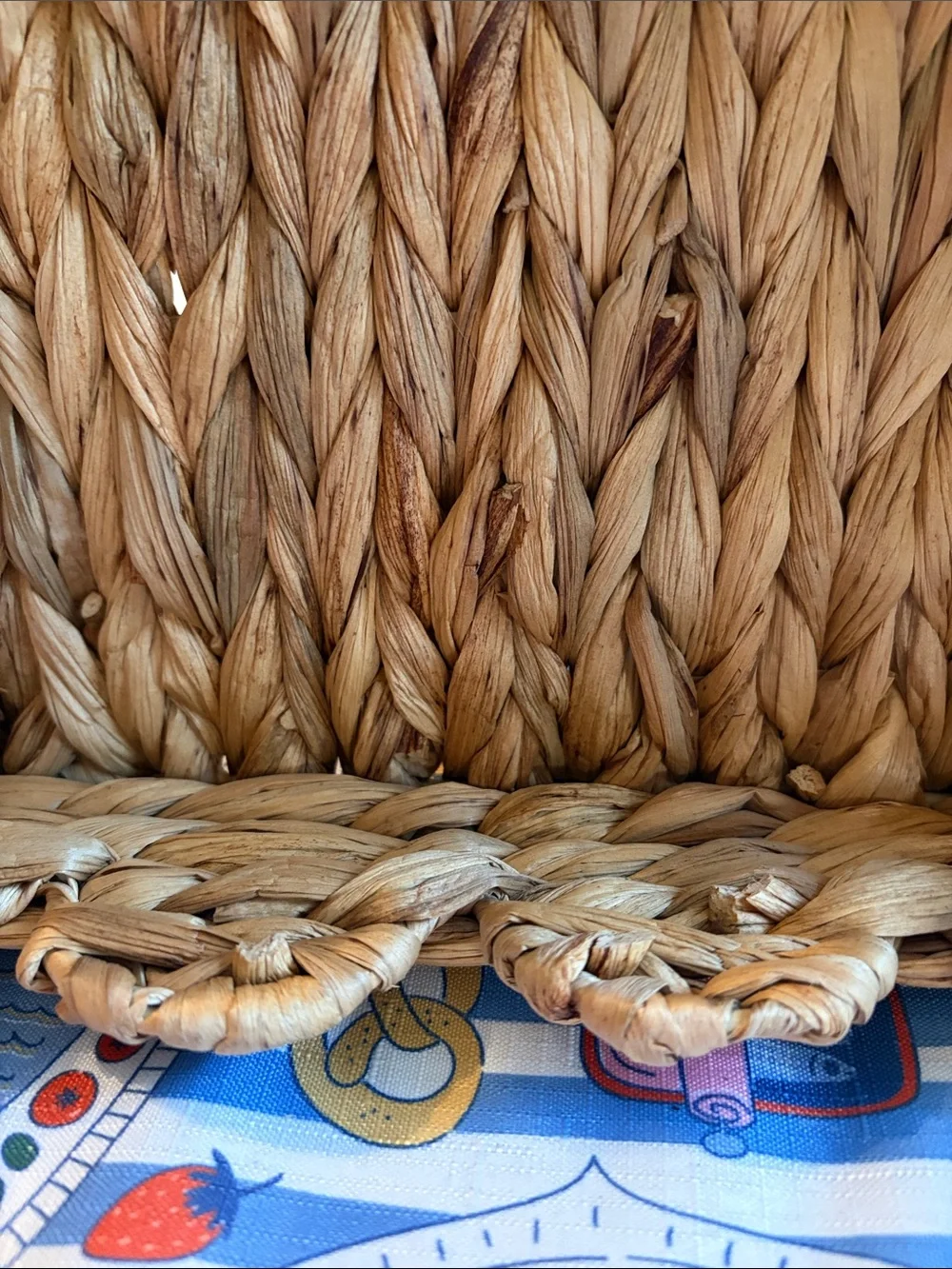 Woven Seagrass Rectangular Basket - Natural 11x13.5